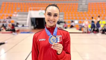 Thais Fernández retornó a Perú con medalla de oro en Panamericano de Gimnasia