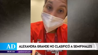 Tokio 2020: Alexandra Grande terminó con un fuerte golpe en el brazo derecho