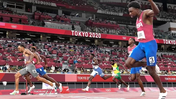 De Grasse reemplaza a Bolt en los 200 metros de Tokio 2020 | Foto: AFP.