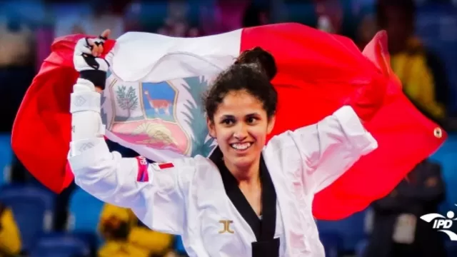 Angélica Espinoza, parataekwondista peruana de 21 años. | Foto: IPD