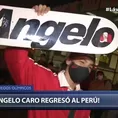 Tokio 2020: Angelo Caro regresó al Perú tras brillar en los Juegos Olímpicos