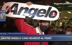 Tokio 2020: Angelo Caro regresó al Perú tras brillar en los Juegos Olímpicos - Noticias de dylan-caro