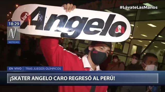 Tokio 2020: Angelo Caro regresó al Perú tras brillar en los Juegos Olímpicos