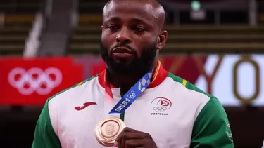 Jorge Fonseca ganó la medalla de plata en Tokio 2020 | Foto: AFP.