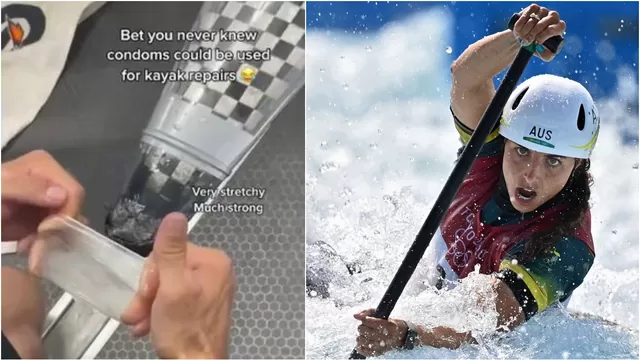 Tokio 2020: Australiana reparó su kayak con un preservativo y ganó el bronce