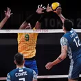 Tokio 2020: Brasil venció a Argentina en un reñido partido de voleibol masculino