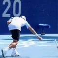 Tokio 2020: Diego Schwartzman descargó su furia tras ser eliminado de los JJ. OO.