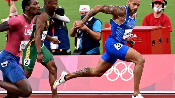 El italiano Lamont Marcell Jacobs sucede a Bolt en palmarés olímpico de 100 metros | Foto: AFP.