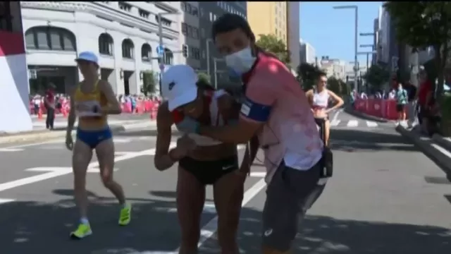 Tokio 2020: Jovana de la Cruz estuvo a punto de desplomarse al cruzar la meta en la maratón