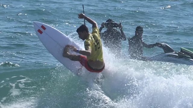 Lucca Mesinas, surfista peruano de 25 años. | Foto: IPD/Video: América Televisión