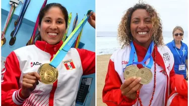 Ale Grande y Anal&amp;iacute; G&amp;oacute;mez, representantes de Per&amp;uacute; en karate y surf, respectivamente