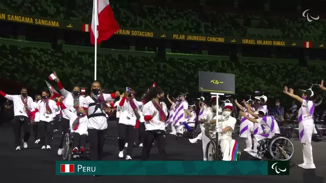 Revive el desfile de Perú en la inauguración de los Juegos Paralímpicos | Video: NHK.
