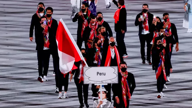 La delegación nacional ingresó al estadio Olímpico a las 8:10 a.m. (hora peruana). | Foto: EFE