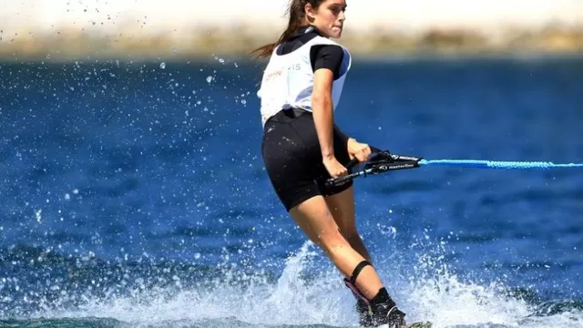 Toronto 2015: Natalia Cuglievan ganó medalla de oro en esquí acuático