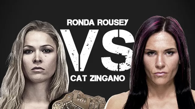 UFC 184: Ronda Rousey vs. Cat Zingano este sábado por América Televisión