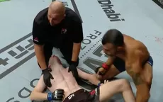 UFC 251: Makwan Amirkhani 'mandó a dormir' a Danny Henry con una guillotina - Noticias de abu-dabi