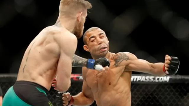 Conor McGregor, campe&oacute;n en 13 segundos, vence a Jos&eacute; Aldo.