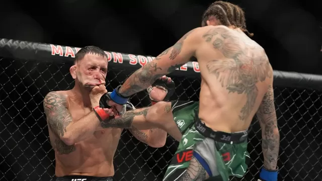 UFC: Frankie Edgar quedó irreconocible cuando recibió patada que lo noqueó