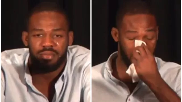 UFC: Jon Jones abandonó la conferencia llorando al hablar sobre dopaje