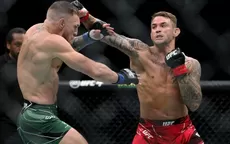 UFC: "Le gané fácil", afirmó Dustin Poirier tras su triunfo sobre Conor McGregor - Noticias de conor-mcgregor