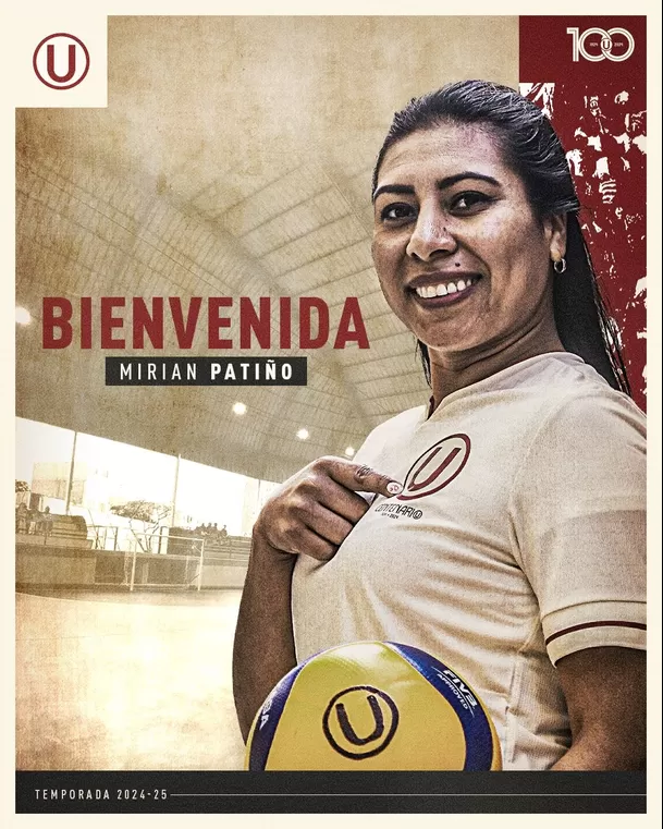 Mirian Patiño será refuerzo de Universitario por toda la temporada / Instagram