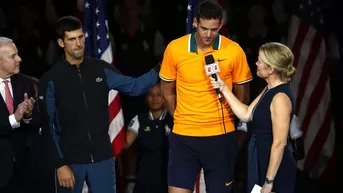 US Open: Del Potro reconoció superioridad de Djokovic y agradeció cariño argentino