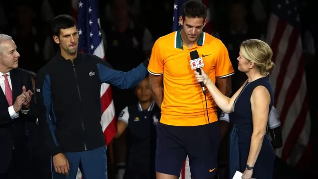 US Open: Del Potro reconoció superioridad de Djokovic y agradeció cariño argentino