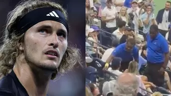 US Open: Zverev hizo expulsar a un aficionado que gritó una "frase de Hitler"