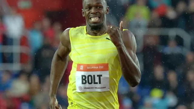 Usain Bolt logró en los 200 m de Ostrava su mejor crono de la temporada
