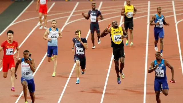 Usain Bolt se lesionó en final de 4x100 y no terminó su última carrera