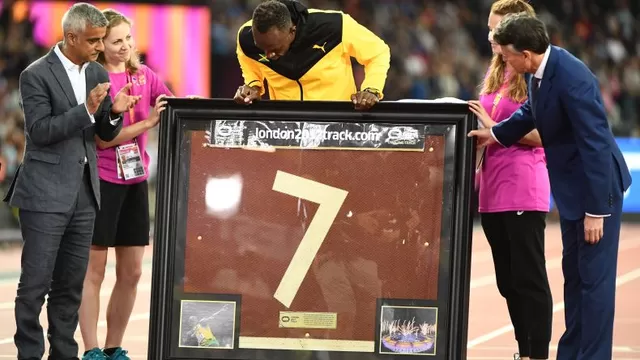 Usain Bolt y su última vuelta olímpica: así lo despidieron en el Mundial