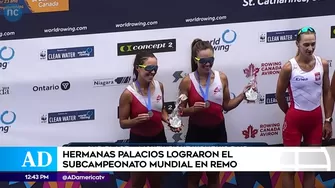 Valeria y Alessia Palacios lograron subcampeonato mundial en remo. | Video: AD