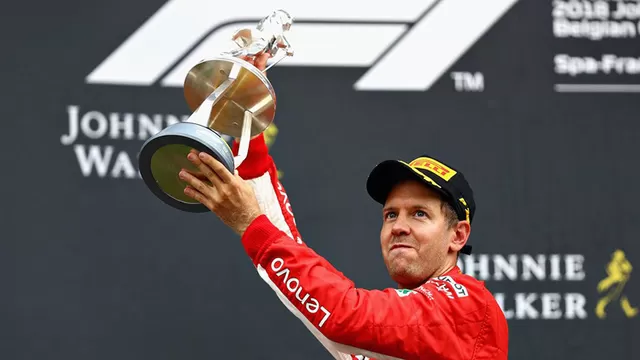 Vettel gana el Gran Premio de Bélgica por delante de Hamilton