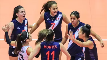 Per&amp;uacute; solo perdi&amp;oacute; el primer set ante las dominicanas. | Foto: FIVB