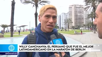 Willy Canchanya e Inés Melchor destacaron en la Maratón de Berlín