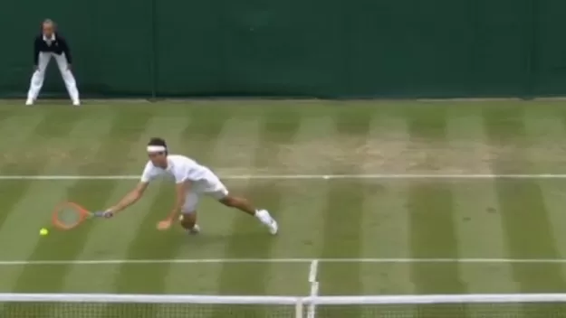Wimblebon: Espectacular punto de Fritz en el grand slam inglés