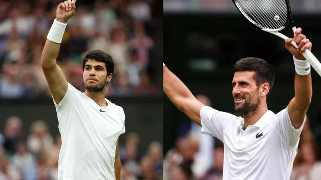 Wimbledon: Carlos Alcaraz y Novak Djokovic disputarán la final