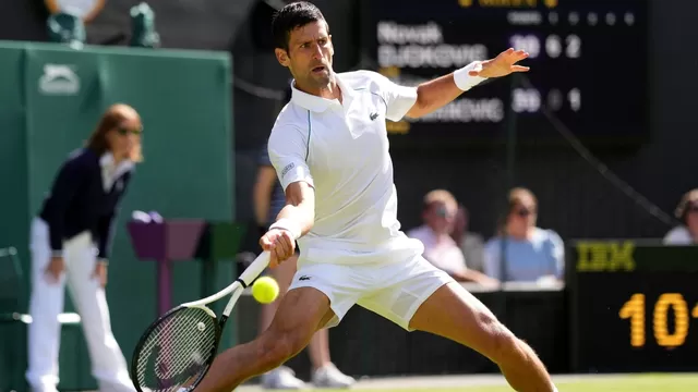 Wimbledon: Djokovic avanzó sin problemas a los octavos de final del grand slam