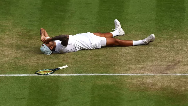 Wimbledon: Kyrgios avanzó a los cuartos de final y será rival de Nadal
