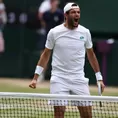 Wimbledon: Matteo Berrettini venció a Hubert Hurkacz y clasificó a la final