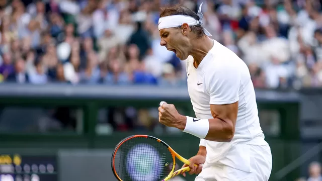 Wimbledon: Rafael Nadal ganó y avanzó a los cuartos de final del torneo