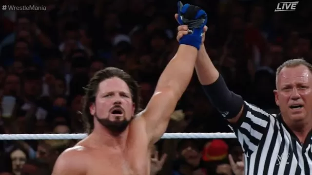 WrestleMania 33: AJ Styles venció a Shane McMahon