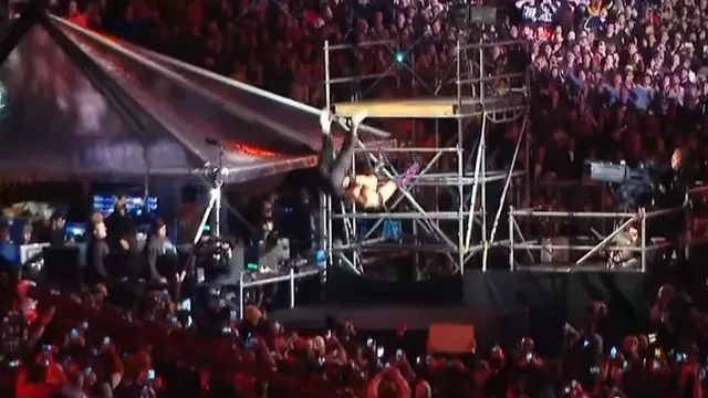 WrestleMania 35: Shane McMahon venció a The Miz tras brutal &#39;superplex&#39; desde una torre