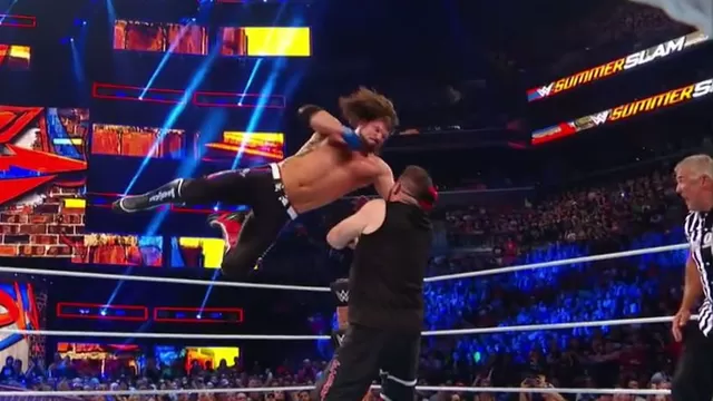 WWE SummerSlam: AJ Styles retuvo título de los Estados Unidos ante Owens