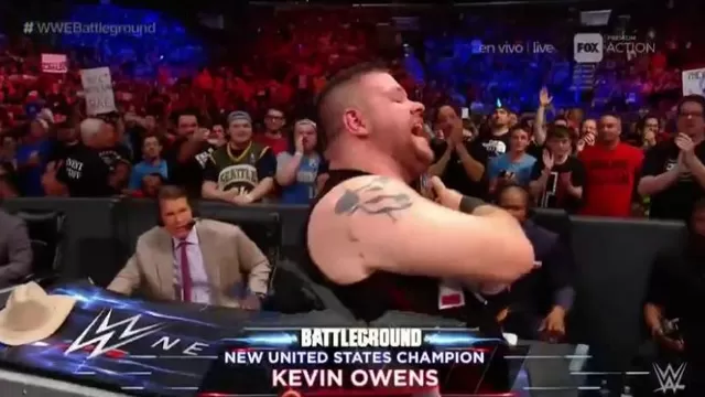 WWE Battleground: Kevin Owens recuperó el Campeonato de Estados Unidos