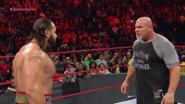 WWE: Bill Goldberg volvió a RAW y 'destruyó' así a Rusev y Paul Heyman