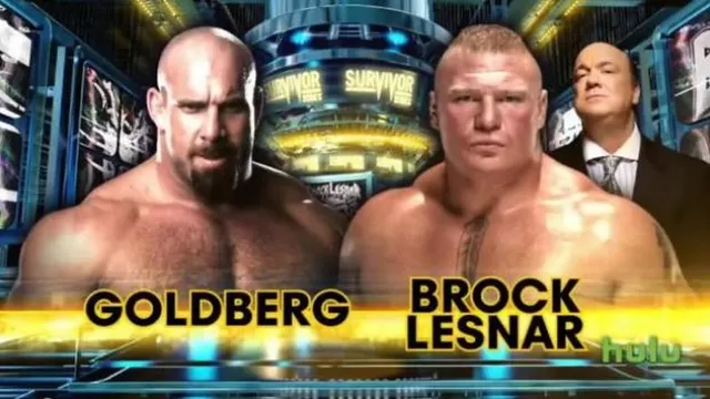 WWE: Bill Goldberg y Brock Lesnar se enfrentarán en Survivor Series