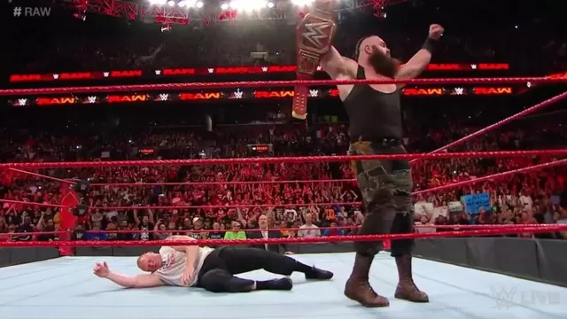 WWE: Braun Strowman retó a Brock Lesnar y lo dejó tendido en el ring