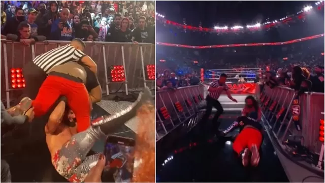 WWE: Fanático agredió a Seth Rollins en el Monday Night RAW