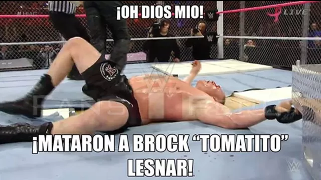 Brock Lesnar derrot&amp;oacute; una vez m&amp;aacute;s al Undertaker en la WWE.-foto-5